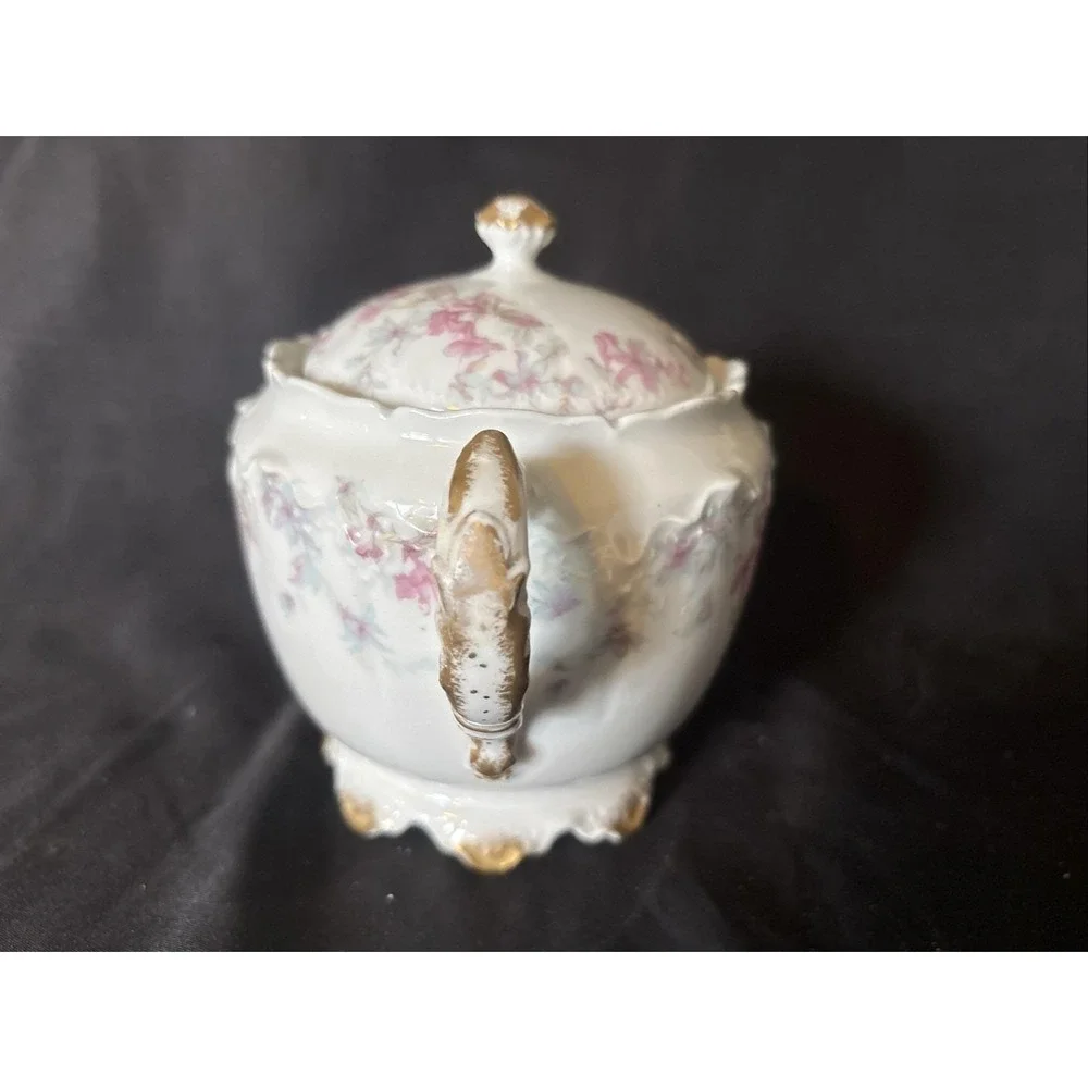 Theodore Haviland Limoges France Large Covered Sugar Bowl